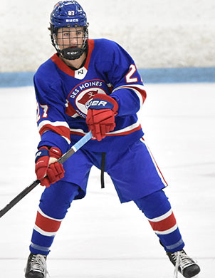 Des Moines 18U forward Casper signs NAHL tender